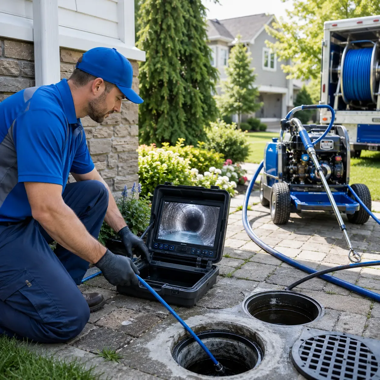 Outdoor drain cleaning professionals serving Lewisburg, OH