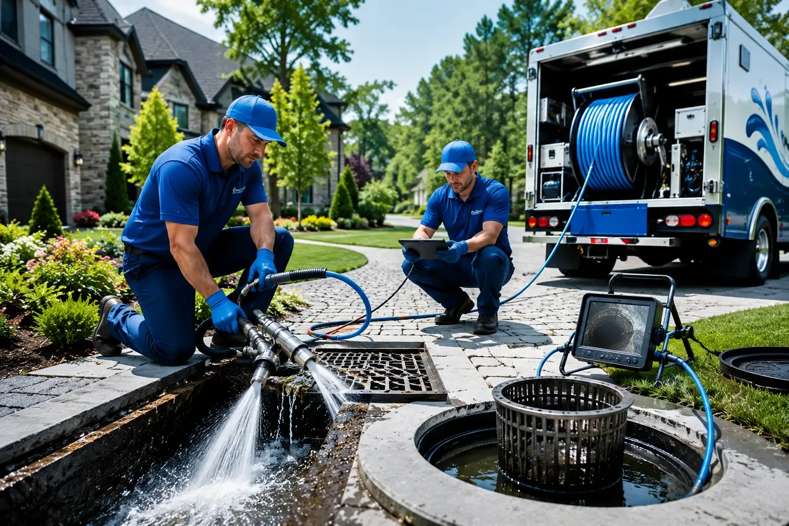 Local outdoor drain cleaning professionals in Lewisburg, OH