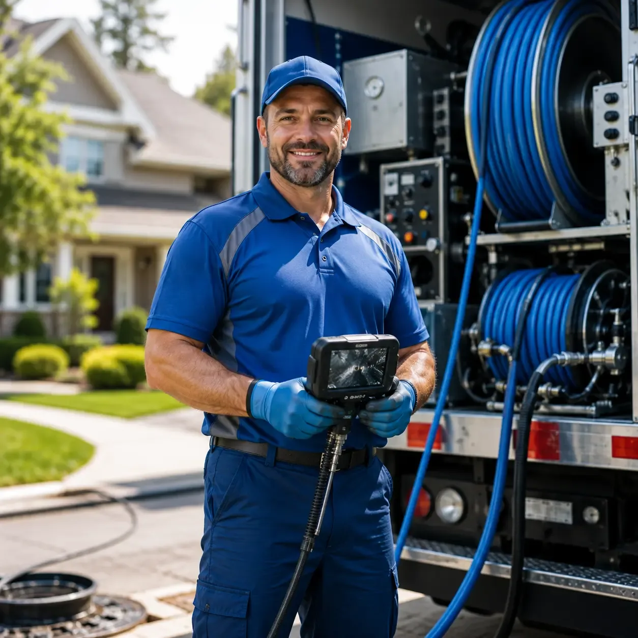 Local outdoor drain cleaning specialists in Lewisburg, OH